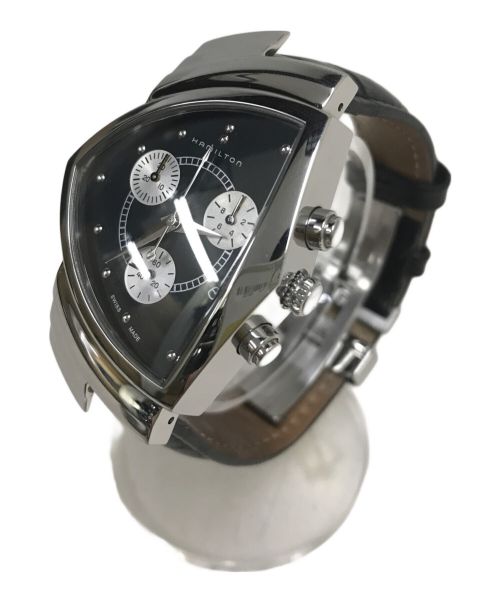 HAMILTON（ハミルトン）HAMILTON (ハミルトン) ベンチュラクロノ リストウォッチ ブラックの古着・服飾アイテム