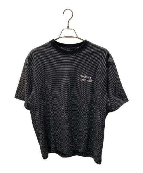 ENNOY（エンノイ）ENNOY (エンノイ) ボーダーTシャツ ブラック サイズ:Lの古着・服飾アイテム