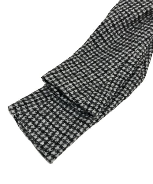 TOMORROW LAND PILGRIM（トゥモローランド ピルグリム）TOMORROW LAND PILGRIM (トゥモローランド ピルグリム) Ferlaウールアルパカナイロン シングルブレステッド2Bジャケット ホワイト×ブラック サイズ:44の古着・服飾アイテム