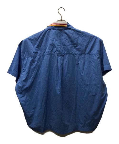 KOLOR（カラー）KOLOR (カラー) ナイロンタフタオープンカラーシャツ スカイブルー サイズ:2の古着・服飾アイテム