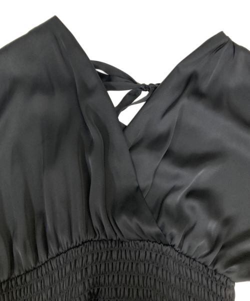 upper hights（アッパーハイツ）upper hights (アッパーハイツ) ブラウスワンピース ブラック サイズ:SIZE 1 未使用品の古着・服飾アイテム