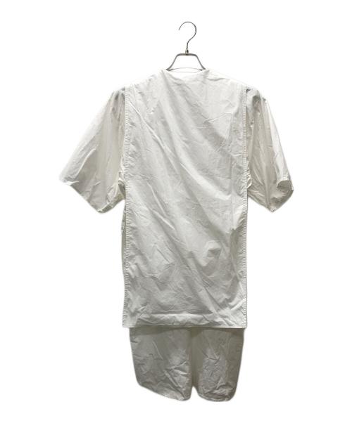 MM6 Maison Margiela（エムエムシックスメゾンマルジェラ）MM6 Maison Margiela (エムエムシックスメゾンマルジェラ) シャツ オーバー ワンピース ホワイト サイズ:36の古着・服飾アイテム