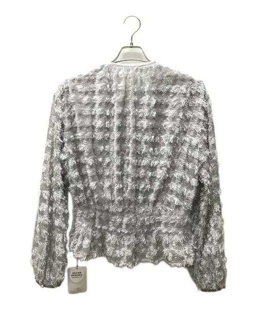 ROPE（ロペ）ROPE (ロペ) シアーフリンジデザインブラウス グレー サイズ:FREE 未使用品の古着・服飾アイテム