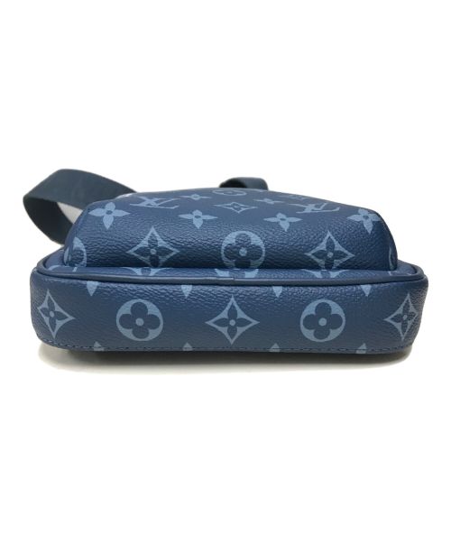 LOUIS VUITTON（ルイ ヴィトン）LOUIS VUITTON (ルイ ヴィトン) アヴェニュー スリング バッグ ブルー×ブラウンの古着・服飾アイテム