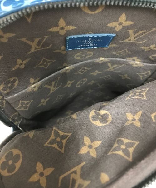 LOUIS VUITTON（ルイ ヴィトン）LOUIS VUITTON (ルイ ヴィトン) アヴェニュー スリング バッグ ブルー×ブラウンの古着・服飾アイテム