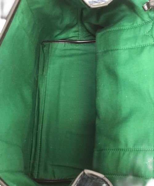 BALENCIAGA（バレンシアガ）BALENCIAGA (バレンシアガ) ウールトートバッグ ネイビーの古着・服飾アイテム