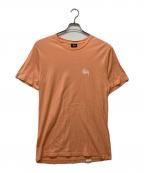 stussyステューシー）の古着「プリントTシャツ」｜オレンジ