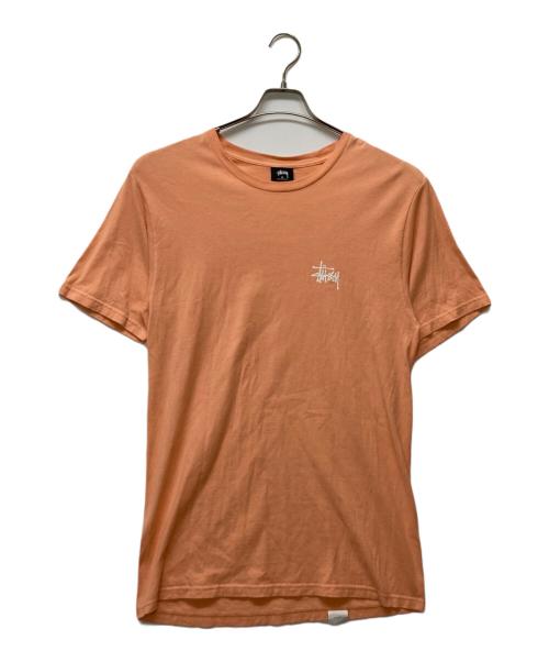 stussy（ステューシー）stussy (ステューシー) プリントTシャツ オレンジ サイズ:Ｍの古着・服飾アイテム