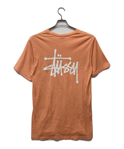 stussy（ステューシー）stussy (ステューシー) プリントTシャツ オレンジ サイズ:Ｍの古着・服飾アイテム