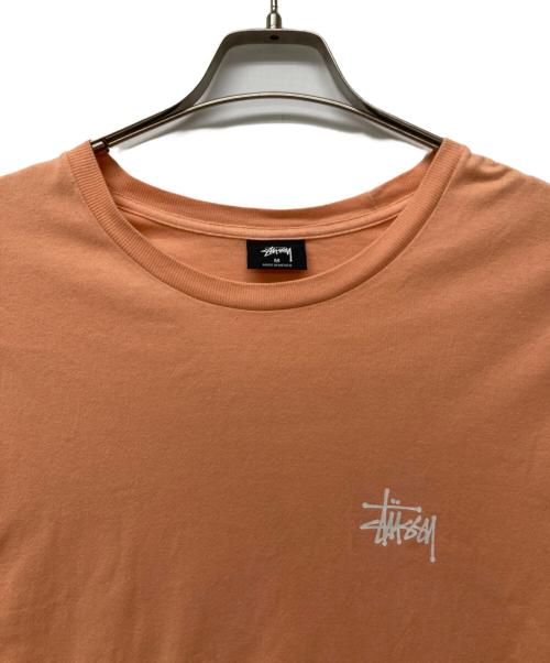 stussy（ステューシー）stussy (ステューシー) プリントTシャツ オレンジ サイズ:Ｍの古着・服飾アイテム