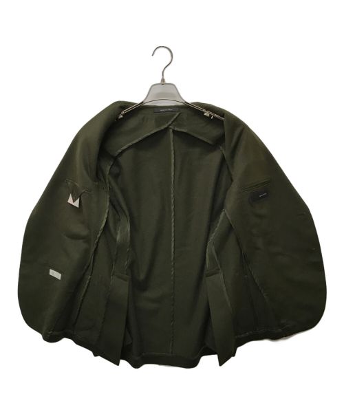 TAGLIATORE（タリアトーレ）TAGLIATORE (タリアトーレ) モンテカルロ キャメルサキソニー2Bジャケット オリーブ サイズ:50の古着・服飾アイテム