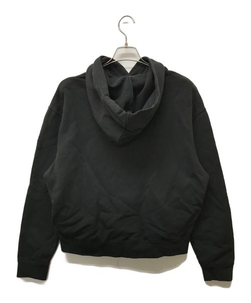 MONCLER（モンクレール）MONCLER (モンクレール) フロントロゴプルオーバーパーカー ブラック サイズ:Lの古着・服飾アイテム
