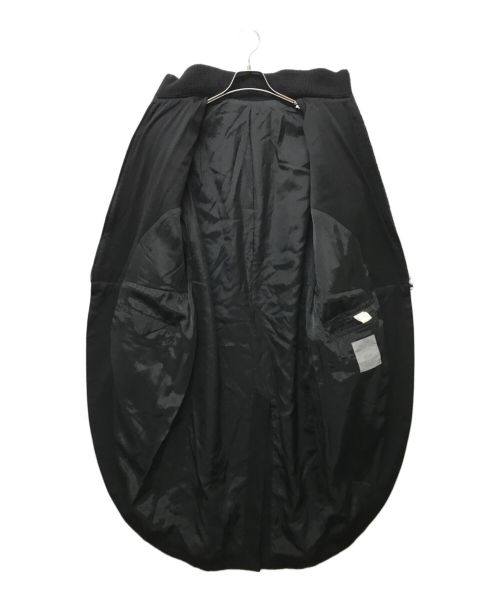 Yohji Yamamoto pour homme（ヨウジヤマモト プールオム）Yohji Yamamoto pour homme (ヨウジヤマモト プールオム) ニット切替ジップアップコート ブラック サイズ:SIZE XLの古着・服飾アイテム