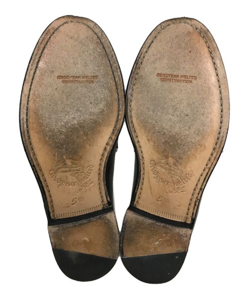 Jalan Sriwijaya（ジャランスリウァヤ）Jalan Sriwijaya (ジャランスリウァヤ) ガルーダ コインローファー ブラック サイズ:SIZE 5 1/2の古着・服飾アイテム