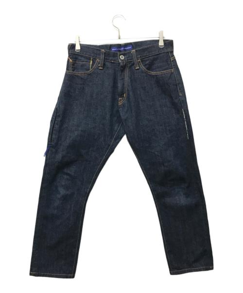 DENIM BY VANQUISH&FRAGMENT（デニムバイヴァンキッシュ&フラグメント）DENIM BY VANQUISH&FRAGMENT (デニムバイヴァンキッシュ&フラグメント) サンダープリントデニムパンツ インディゴ サイズ:SIZE 30の古着・服飾アイテム