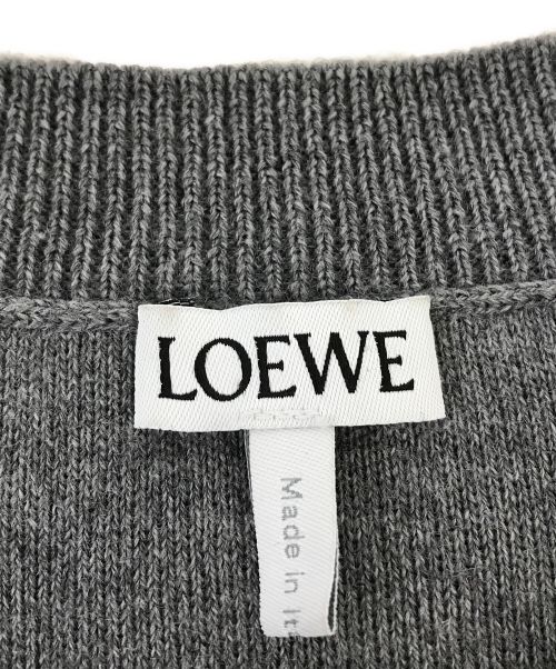 LOEWE（ロエベ）LOEWE (ロエベ) ハートロエベセーター グレー サイズ:SIZE XLの古着・服飾アイテム