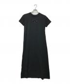 DIESELディーゼル）の古着「カットアウトDロゴワンピース」｜ブラック