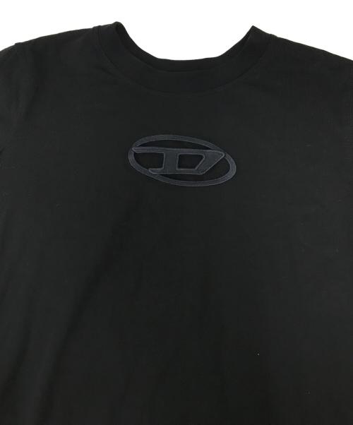 DIESEL（ディーゼル）DIESEL (ディーゼル) カットアウトDロゴワンピース ブラック サイズ:Ｌの古着・服飾アイテム