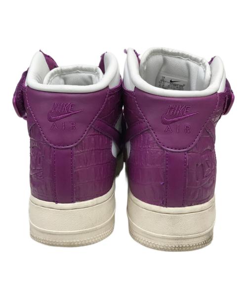 NIKE（ナイキ）NIKE (ナイキ) ウィメンズエアフォース1ミッド07 パープル サイズ:SIZE 28cmの古着・服飾アイテム