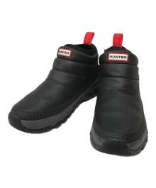 HUNTER（ハンター）の古着「パフ切替ブーツ」｜ブラック