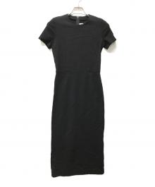 ROBE DE CHAMBRE COMME DES GARCONS（ローブドシャンブル コムデギャルソン）の古着「半袖ウールワンピース」｜ブラック