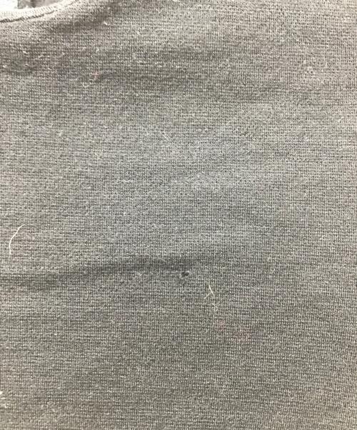 ROBE DE CHAMBRE COMME DES GARCONS（ローブドシャンブル コムデギャルソン）ROBE DE CHAMBRE COMME DES GARCONS (ローブドシャンブル コムデギャルソン) 半袖ウールワンピース ブラック サイズ:SIZE Mの古着・服飾アイテム