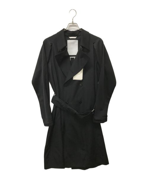 OVERCOAT（オーバーコート）OVERCOAT (オーバーコート) トレンチコート ブラック サイズ:SIZE 0の古着・服飾アイテム