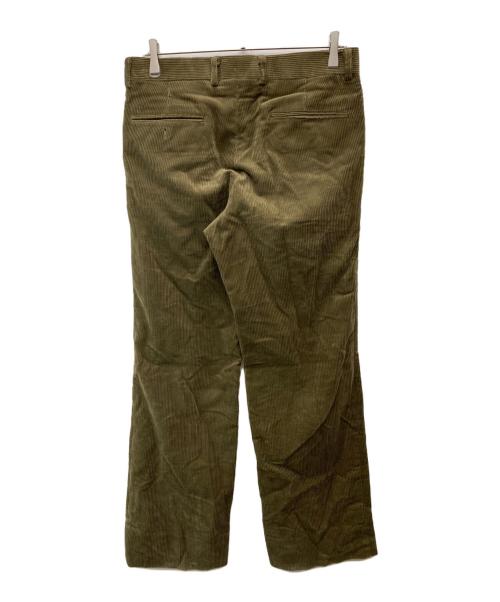 COMOLI（コモリ）COMOLI (コモリ) コーデュロイ パイプドステムパンツ グリーン サイズ:3の古着・服飾アイテム