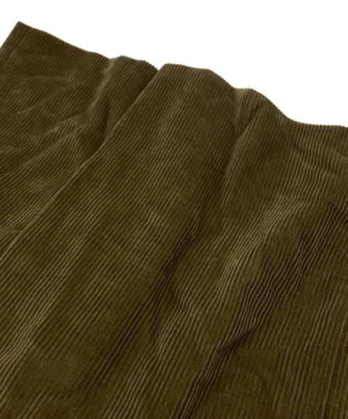 COMOLI（コモリ）COMOLI (コモリ) コーデュロイ パイプドステムパンツ グリーン サイズ:3の古着・服飾アイテム