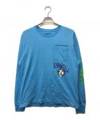 CHROME HEARTS×MATTY BOYクロムハーツ×マッティーボーイ）の古着「プリントTシャツ」｜スカイブルー