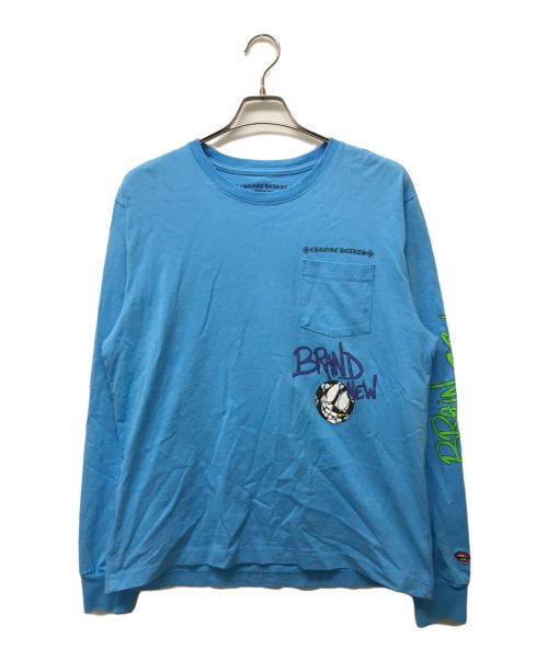 CHROME HEARTS（クロムハーツ）CHROME HEARTS (クロムハーツ) MATTY BOY (マティ―ボーイ) プリントTシャツ スカイブルー サイズ:SIZE Lの古着・服飾アイテム