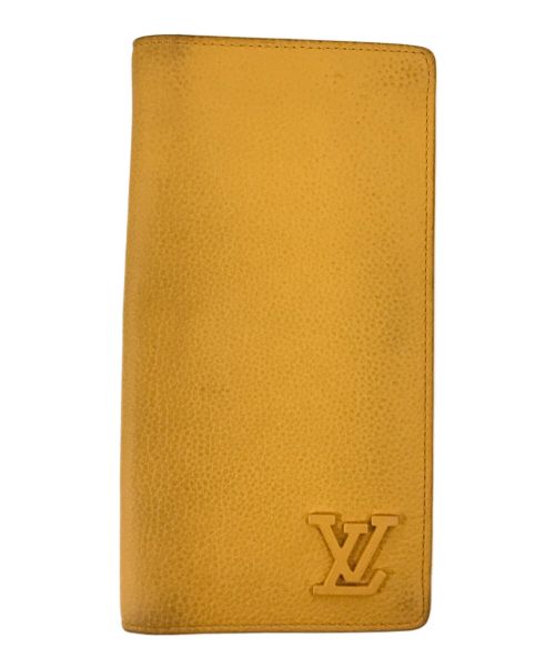 LOUIS VUITTON（ルイ ヴィトン）LOUIS VUITTON (ルイ ヴィトン) ポルトフォイユブラザ NM イエローの古着・服飾アイテム