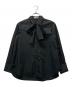 ANAYI（アナイ）の古着「コンパクトコットンシアーボウタイ ブラウス」｜ブラック
