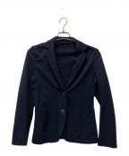 Max Mara Studioマックスマーラ ストゥディオ）の古着「2Bストレッチテーラードジャケット」｜ネイビー