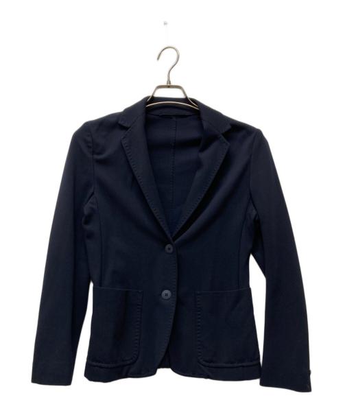 Max Mara Studio（マックスマーラ ストゥディオ）MAX MARA STUDIO (マックスマーラ ストゥディオ) 2Bストレッチテーラードジャケット ネイビー サイズ:40の古着・服飾アイテム