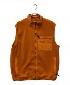 Patagonia SYNCHILLAパタゴニア シンチラ）の古着「シンチラフリースベスト/23011FA24」｜オレンジ