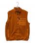 Patagonia SYNCHILLA（パタゴニア シンチラ）の古着「シンチラフリースベスト/23011FA24」｜オレンジ