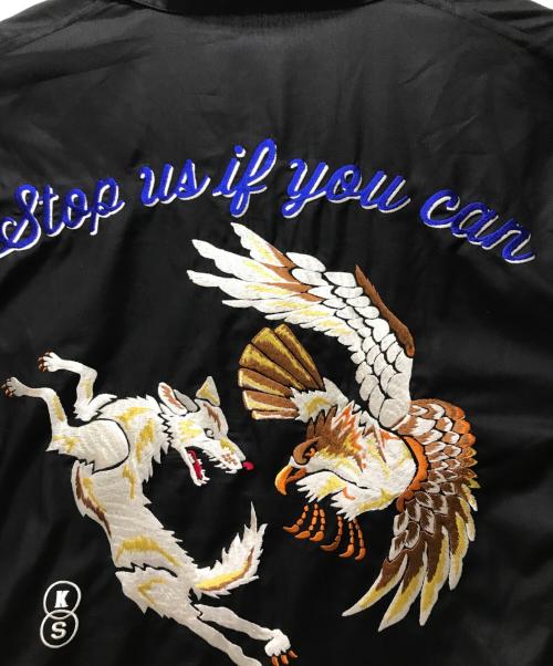 sulvam（サルバム）sulvam (サルバム) KOZABURO (コウザブロウ) オープンカラースーベニアシャツ ブラック サイズ:SIZE Mの古着・服飾アイテム