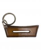 Berlutiベルルッティ）の古着「アンディ ストラップ スクリットレザー キーリング」｜ブラウン