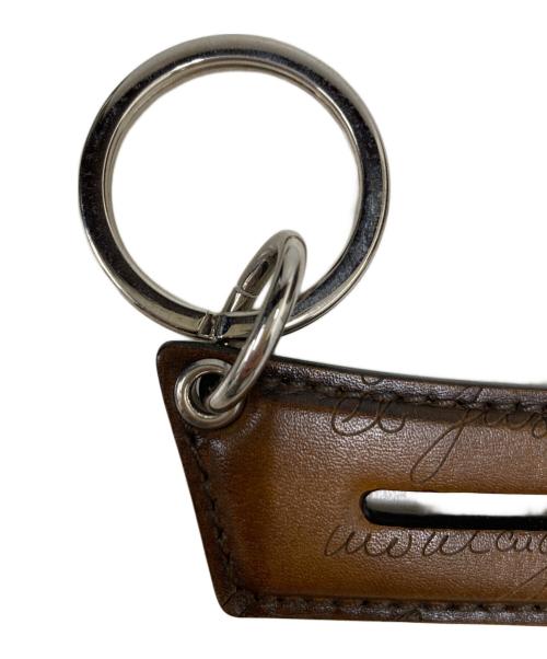 Berluti（ベルルッティ）Berluti (ベルルッティ) アンディ ストラップ スクリットレザー キーリング ブラウンの古着・服飾アイテム