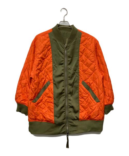 As know as de base（アズノゥアズ ドゥ バズ）As know as de base (アズノゥアズ ドゥ バズ) リバーシブル隠れベアロイドMA－1 カーキ サイズ:3の古着・服飾アイテム