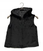 FOXEY BOUTIQUEフォクシー ブティック）の古着「リバーシブルウィーゼルファーベスト」｜ブラック