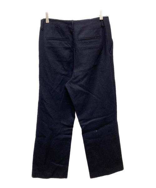 AURALEE（オーラリー）AURALEE (オーラリー) 1タックウールワイドパンツ ネイビー サイズ:3の古着・服飾アイテム