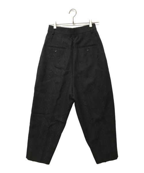 beautiful people（ビューティフルピープル）beautiful people (ビューティフルピープル) 総柄シルクパンツ ブラック サイズ:SIZE 36の古着・服飾アイテム