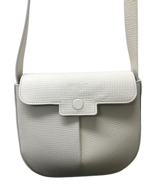 STUDIO NICHOLSON（スタジオ ニコルソン）STUDIO NICHOLSON (スタジオ ニコルソン) フォーチュナ ショルダーバッグ ホワイトの古着・服飾アイテム