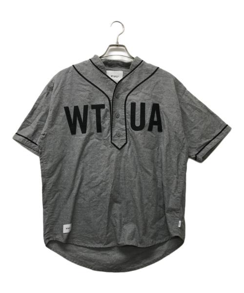 WTAPS（ダブルタップス）WTAPS (ダブルタップス) プルオーバーベースボールシャツ グレー サイズ:01の古着・服飾アイテム