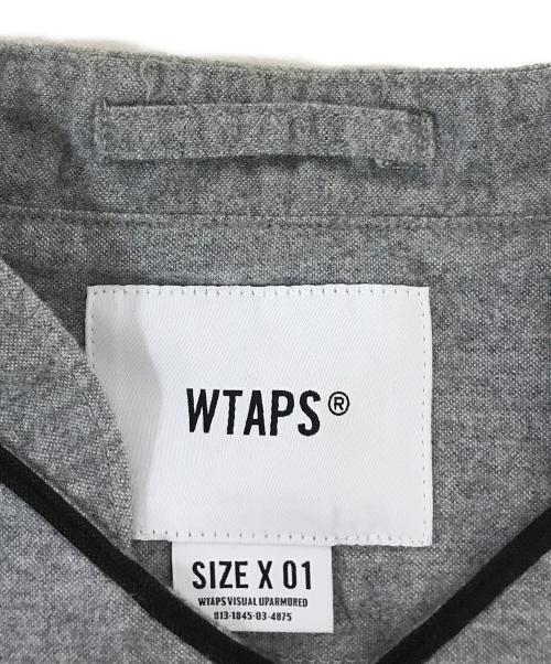 WTAPS（ダブルタップス）WTAPS (ダブルタップス) プルオーバーベースボールシャツ グレー サイズ:01の古着・服飾アイテム
