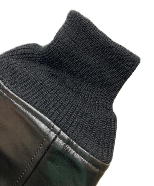 Y'2 leather（ワイツーレザー）Y'2 LEATHER (ワイツーレザー) ステアスエード×ヴィンテージポニー ファラオジャケット/PB-147 ブラック サイズ:40の古着・服飾アイテム