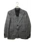 TAGLIATORE (タリアトーレ) ピークドラペル2Bグレンチェックセットアップスーツ グレー サイズ:SIZE 46/8 R：50000円