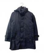 BLACK LABEL CRESTBRIDGEブラックレーベル クレストブリッジ）の古着「ダウンライナーフーデッドチェックジャケット」｜ネイビー